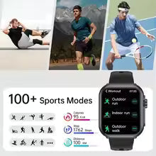 2025 New For Xiaomi Smart Watch Men Women 1.85-Inch HD AMOLED Full Touch Screen IP68 Waterproof Bluetooth Call SmartWatch Man