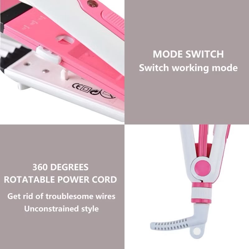 Kemei 3-in-1 Hair Straightener, Curler & Crimper -4 8 Hours Delivery COD Available