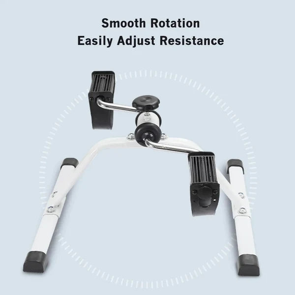 Mini Fitness Pedal Exerciser - Home Workout Cycle Machine For Arms & Legs - Portable & Lightweight